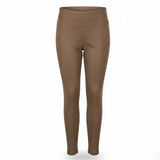 Andrew Marc Womens Brown Suede-Like Mid Rise Skinny Trousers Size M