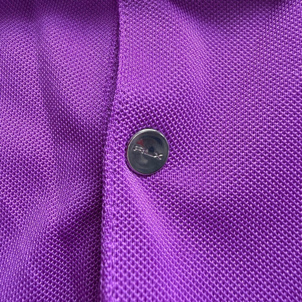 Ralph Lauren Womens Purple Polo Shirt Short Sleeve RLX Sporty Top Size S