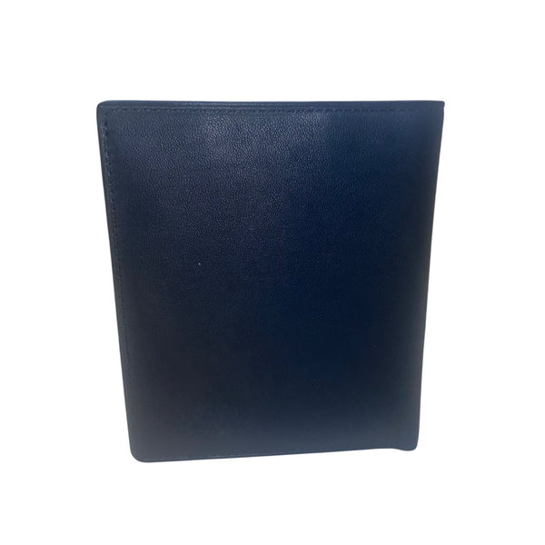 Mundi Men’s Black Leather RFID Blocking Hipfold Tall Wallet