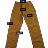 Carhartt Mens Brown Work Pants Loose Original Fit Durable Utility Sz 32x32