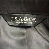 Jos. A. Bank Mens Black Wool Tuxedo Notch Suit Set Jacket Sz 48RG Pants 39x27