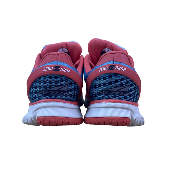 Altra Women’s Coral/Blue Zero Drop Support Athletic Running Shoes Size 6