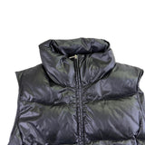 Chaps Womens Black Puffer Vest Lightweight Quilted Sleeveless Size M