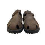 Teva Men’s Brown Leather Adjustable Strap Style 6314 Crete Sandals Size 8.5