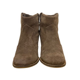 Splendid Women’s Brown Suede With Stacked Heel Western Ankle Boots Size 6.5-7