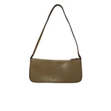 Kate Spade Women’s Beige Leather Rectangular Minimalist Design Shoulder Bag