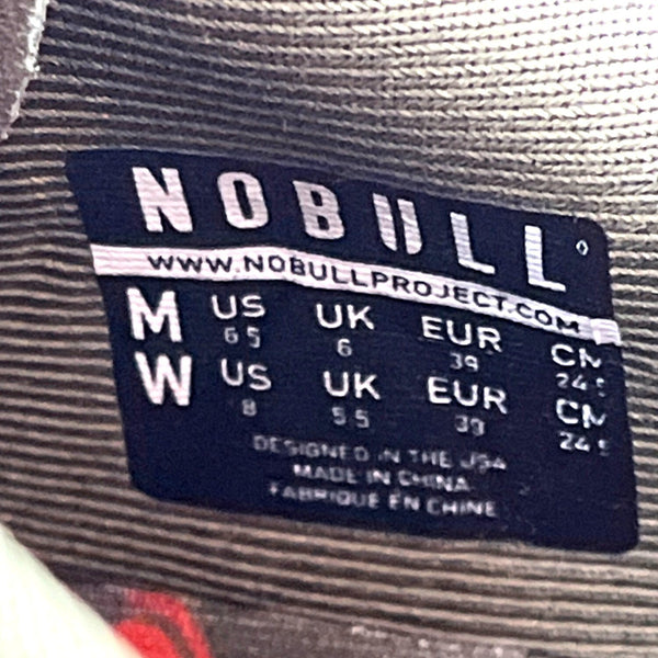 Nobull Unisex Sneakers With Red Soles Size M 6.5/W 8 - NEW