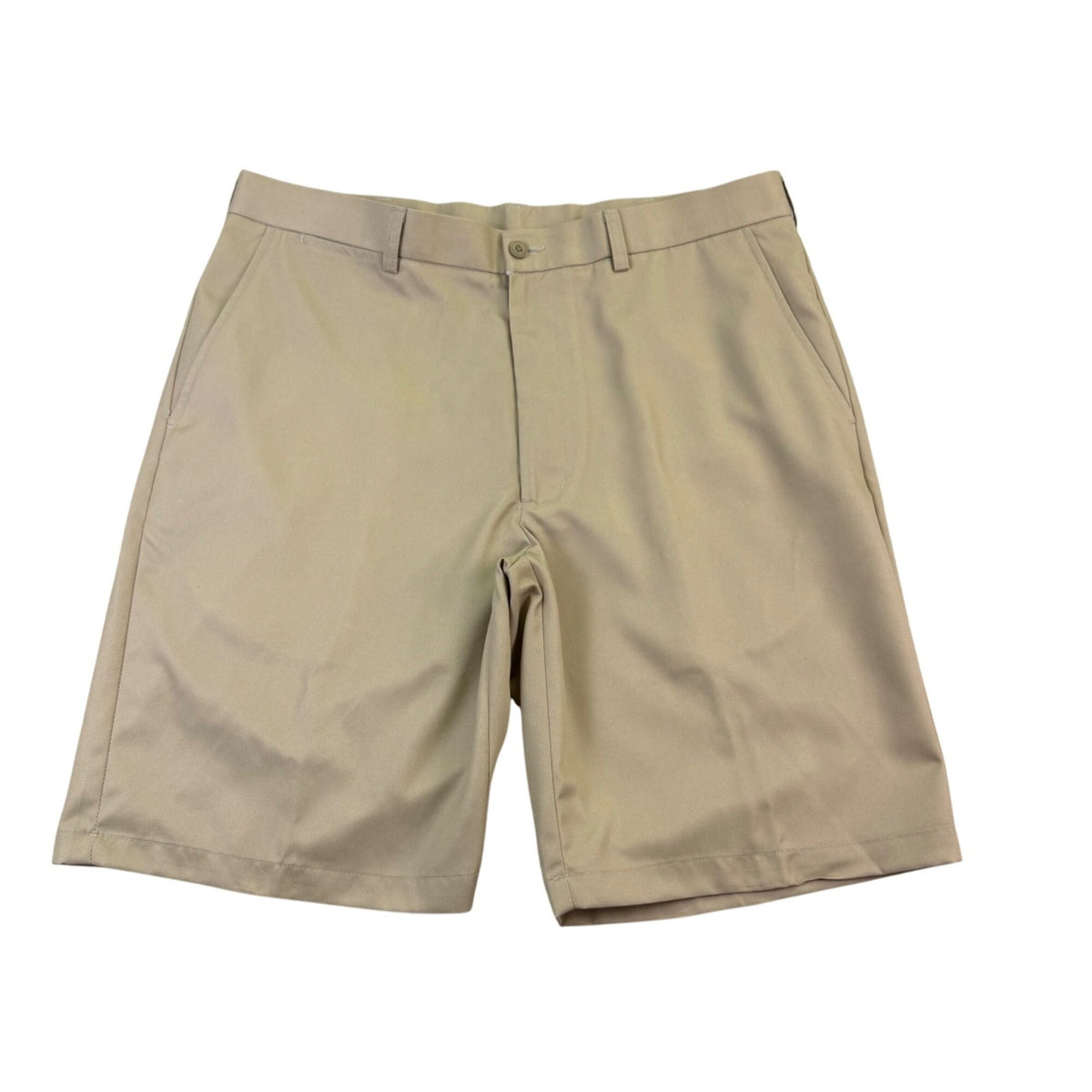 Ben Hogan Mens Beige  Performance Golf Shorts Easy Care & PowerWick Size 36