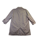 London Fog Mens Taupe Coat Trench With Collar Button-Front Size L 