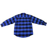Field & Stream Mens Blue & Black Buffalo Plaid Button-Up Flannel Shirt Size M