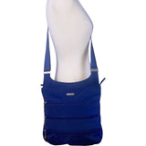 Baggallini Women’s Blue Nylon RFID-Blocking Adjustable Strap Crossbody Bag