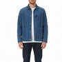 Banana Republic Mens Blue  Jacket Snap Button Classic Corduroy Midweight Sz L