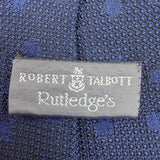 Robert Talbott Mens Navy Silk Polka Dot Necktie Classic Design 59