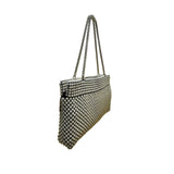 Vintage Whiting & Davis Women’s White Alumesh US Made Beaded Shoulder Bag