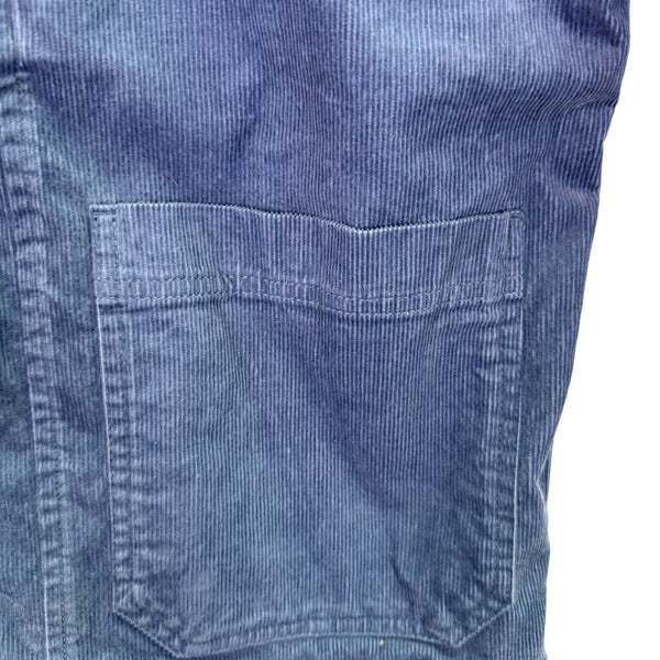 Banana Republic Mens Blue  Jacket Snap Button Classic Corduroy Midweight Sz L