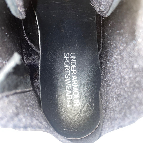 Under Armour Men’s Black Suede White Sole UA Capeside High-Top Sneakers Size 9