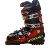 Salomon Unisex Red & Black Plastic 3D Buckles X7 Impact Ski Boots Size 26.5