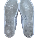 Guess Women’s White Quilted With Gold Accents Lace-Up Loven Sneakers Size 10M