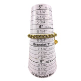 Monet Womens Gold Tone Chain Bracelet With Enamel Cake Charm Vintage