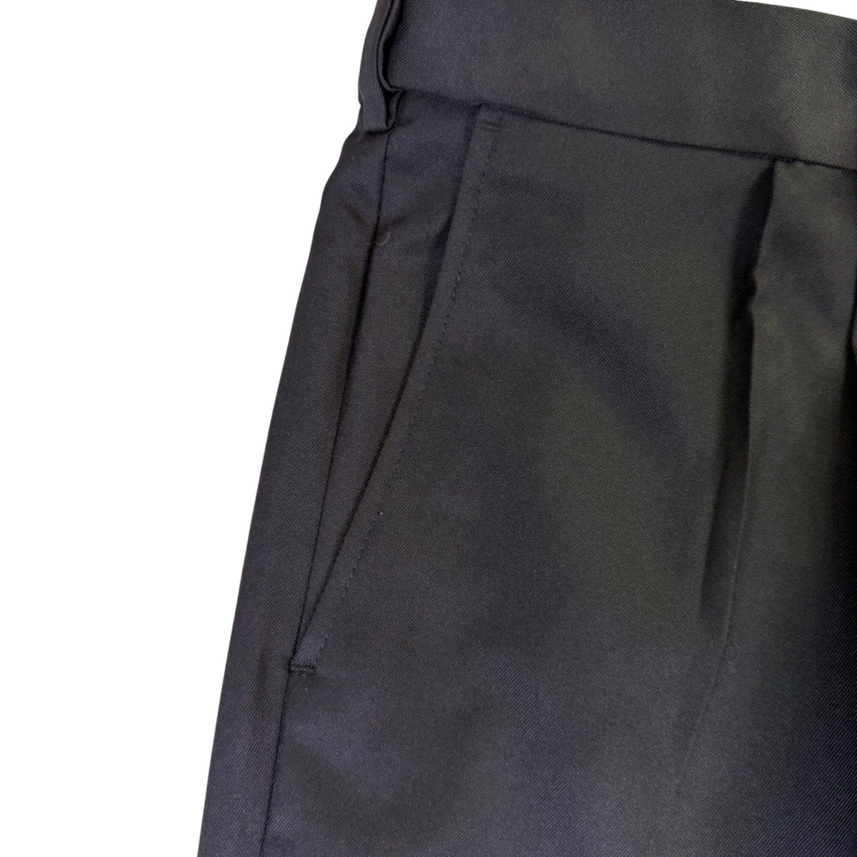 George Mens Black Pleated & Straight Leg Fit Dress Pants Size 36X32 