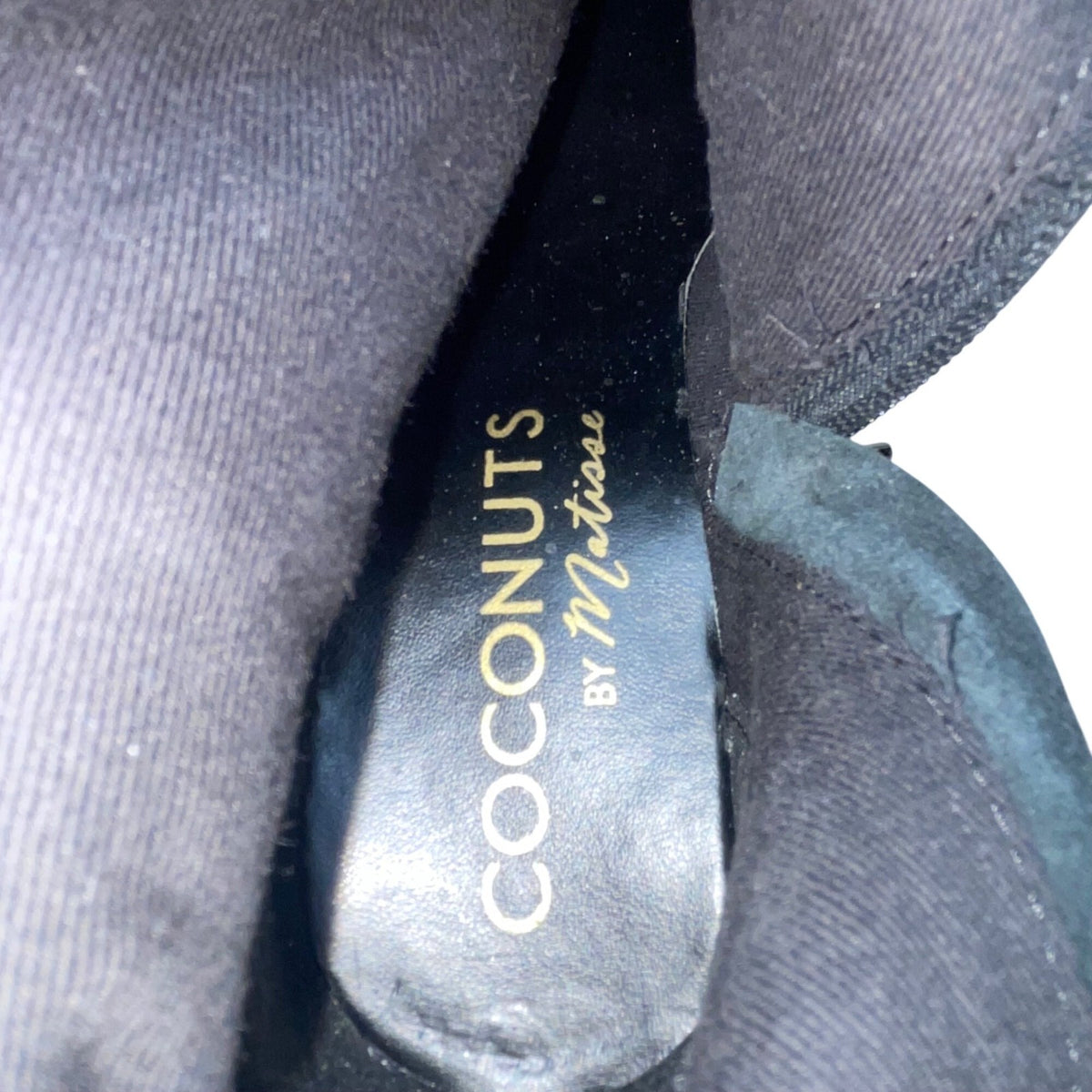 Coconuts By Matisse Women’s Black Leather Side Zipper Heeled Ankle Boots Size 6M