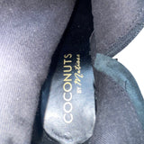 Coconuts By Matisse Women’s Black Leather Side Zipper Heeled Ankle Boots Size 6M