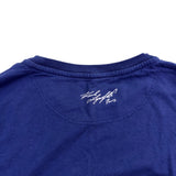 Karl Lagerfeld Paris Womens Navy Printed Long Sleeve Sweatshirt Size S