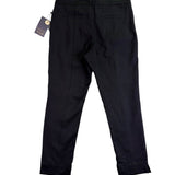 NYDJ Womens Black Ponte Ankle Pants Lightweight Slim Stretch Fit Modern Size 6