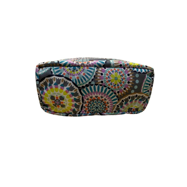 Vera Bradley Multicolor Sunny Medallion Pattern Open Top Handles Tote Bag