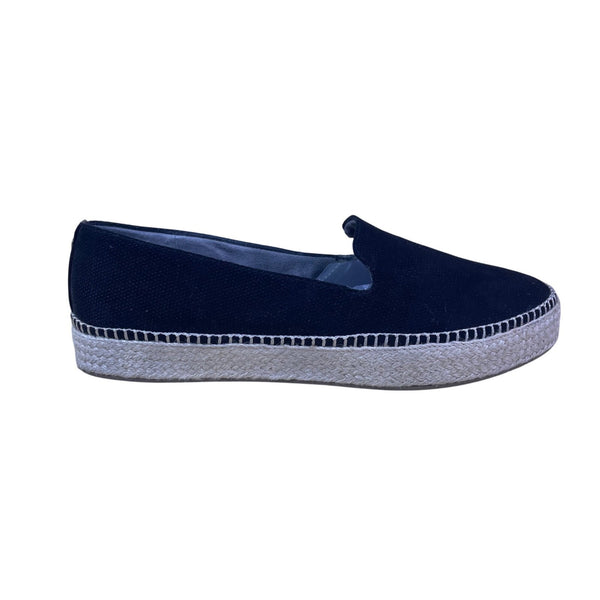 Dr. Scholls Women’s Black Canvas Be Energized Slip-On Espadrilles Size 11M