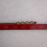 Antique Brass-tone Womens Honeybee Jewelry Set Necklace & Earrings Yellow Glass