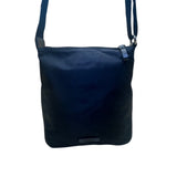 Nine & Co Women’s Black Nylon With Front Pockets Adjustable Strap Crossbody Bag