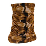 Fashion Nova Brown Multicolor Mesh & Stretch Mini Ruched Tube Dress Size L