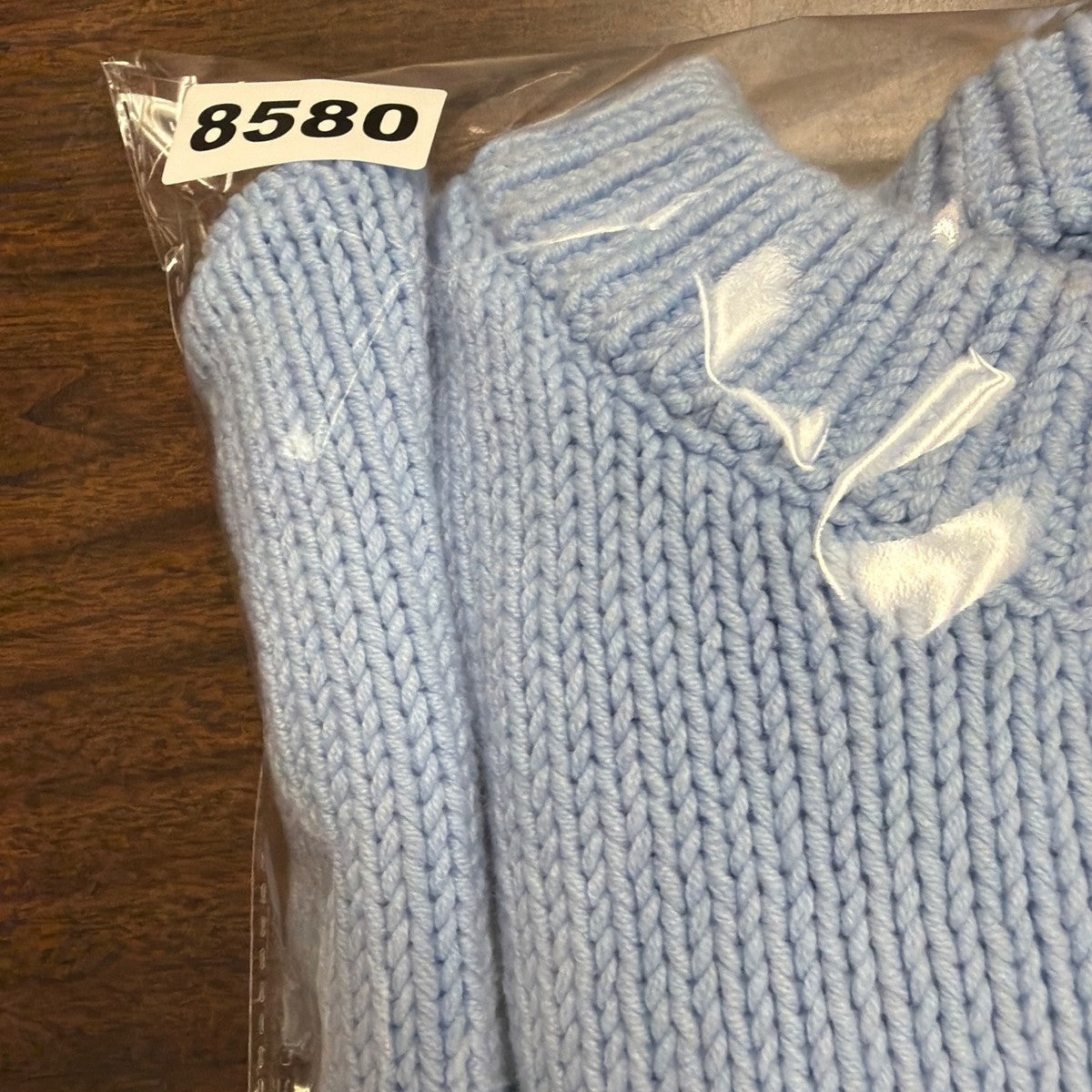 Loft Womens Light Blue & Brown Knit Striped Pullover Sweater Size XL