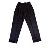 Pendleton Womens Black Classic High-Waisted Trousers Size 12