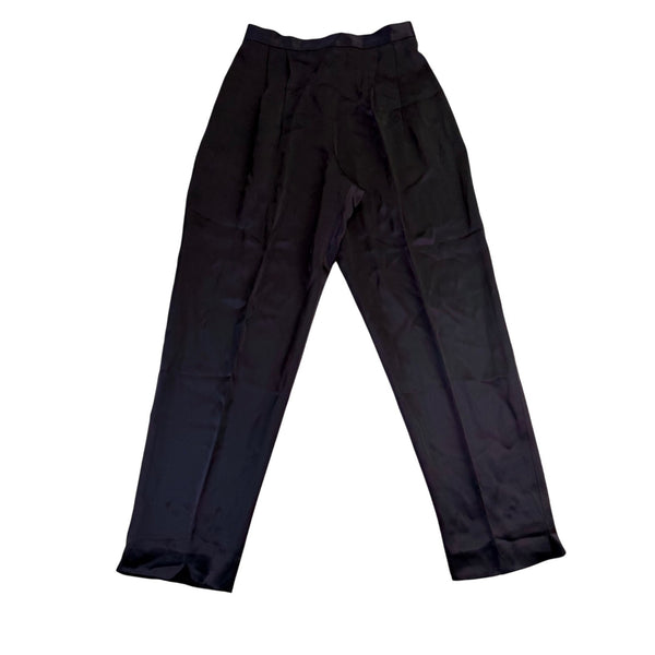 Pendleton Womens Black Classic High-Waisted Trousers Size 12