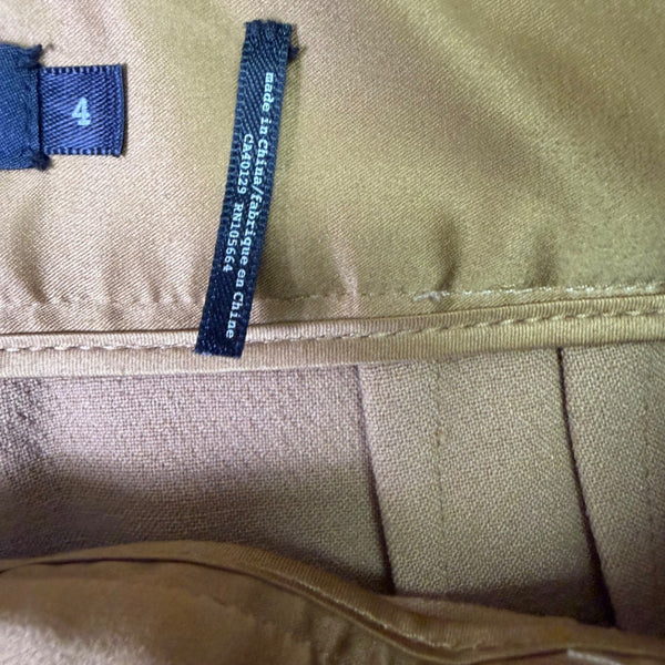 L.A.M.B Womens Camel Wide-Leg Dress Pants Size 4