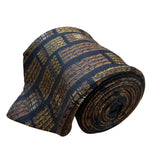 Robert Talbott Mens Multicolor Silk Library Print Tie Handsewn