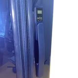 Triforce Navy Blue Telescopic Handle Build-in Scale Allure Collection Luggage