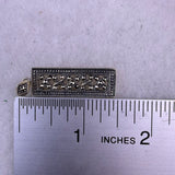 Sterling Silver 925 Womens Marcasite Pendant Intricate Design Jewelry