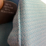 Michael Kors Mens Light Blue Cotton Blend Slim Fit Button-Up Dress Shirt Size L