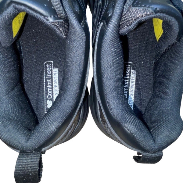 New Balance Unisex Black Leather MX608AB5 Slip-Resistant Work Training Shoes Siz