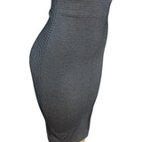 Nicole Miller Women's Black & White High-Waisted Pencil Skirt Sz P/S - New