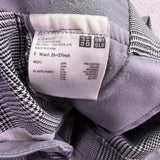 Uniqlo Womens Gray Plaid Straight-Leg Dress Pants Size S 26-27
