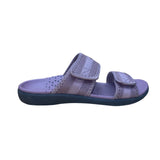 Spenco Women’s Lavender Adhesive Strap Textured Footbed Slide Sandals  Size 7.5