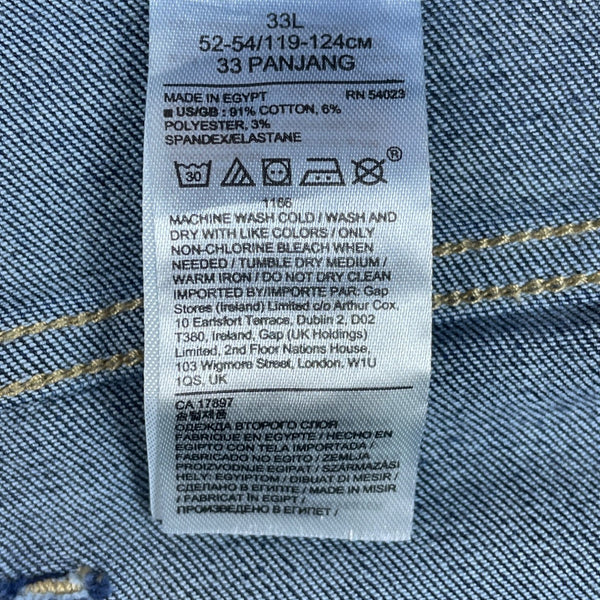 Banana Republic Mens 33x30 Tapered Indigo Jeans New