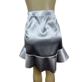 H&M Women's Grey Mermaid Knee Length Skirt Sz 14 - NWT