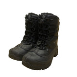 Columbia Youth Black Faux Fur Lined Waterproof Winter Snow Boots Size 1