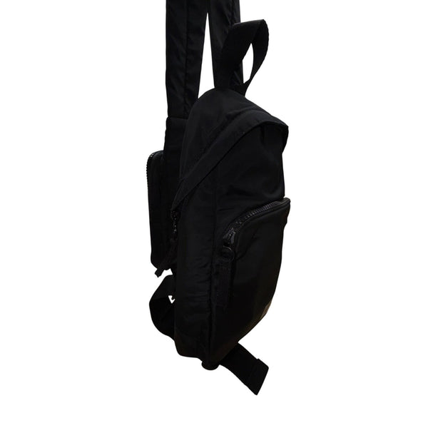 Adidas Unisex Black Nylon Multiple Zippered Adjustable Strap Sling Backpack