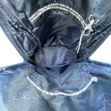 Vera Bradley Women’s Black Quilted Fabric With Multiple Pockets Backpack Size M